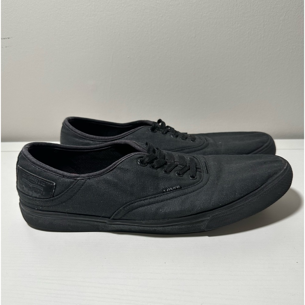 Levi's Men's Black Canvas Shoes